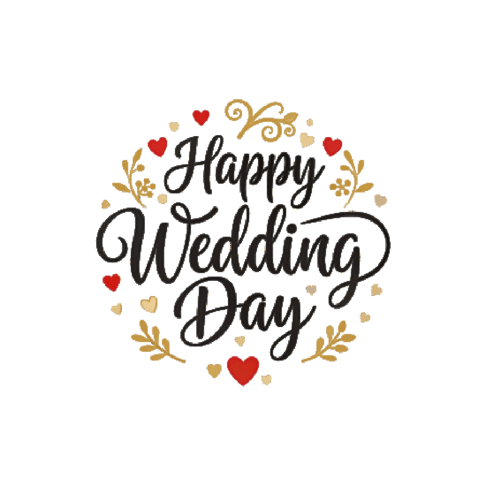 Wedding Day Sticker Transparent Gallery