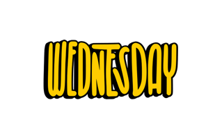 Wednesday Sticker PNG