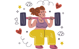 Weightlift Free Sticker PNG