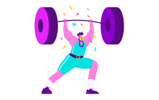 Weightlifting Free Sticker PNG