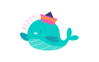 Whale Sticker PNG