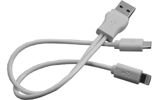 White USB Cable PNG