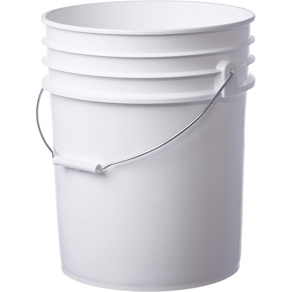 White Bucket Transparent Picture
