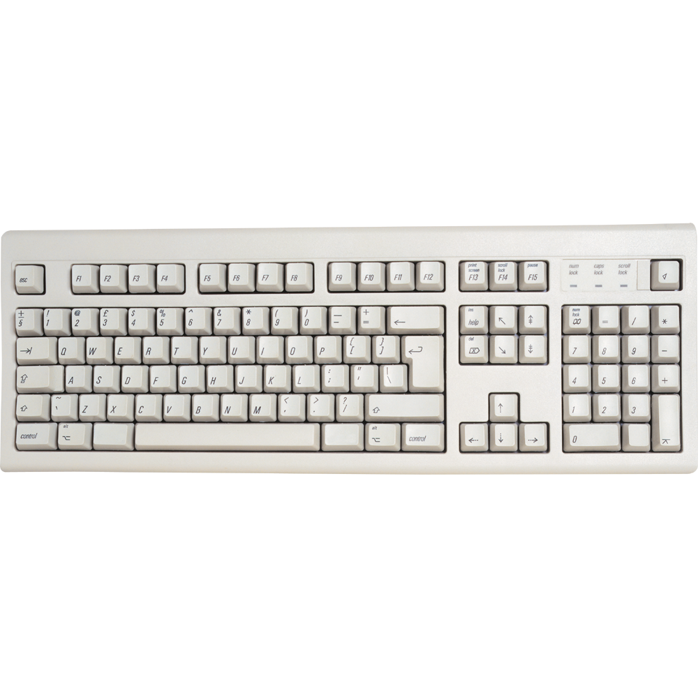 White Keyboard Transparent Picture