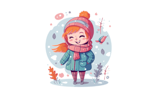 Winter Season Sticker PNG