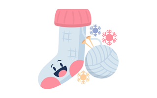 winter-socks-free-sticker
