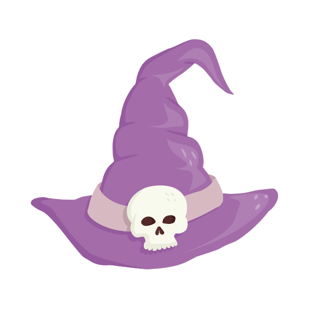 Witch Hat Free Sticker Transparent Clipart