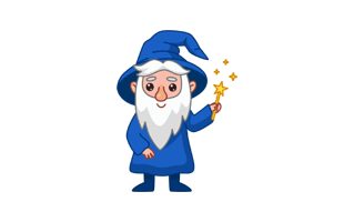 Wizard Free Sticker