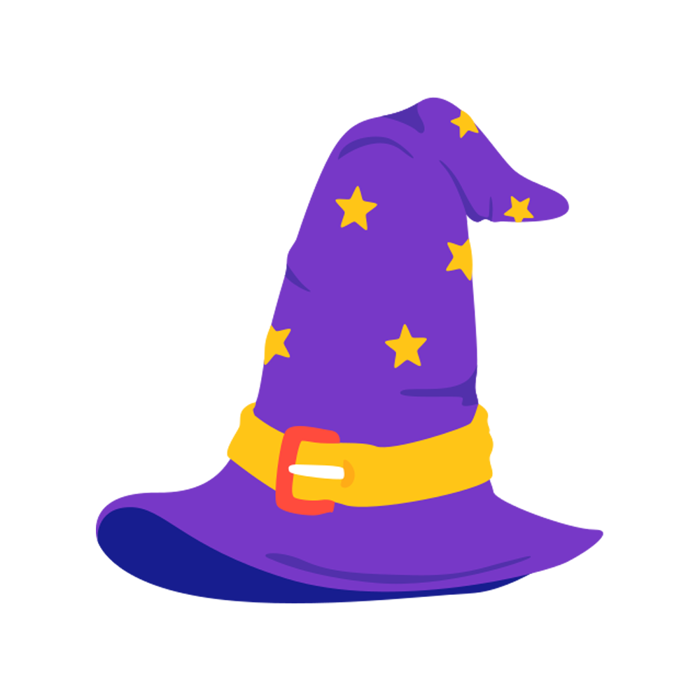 Wizard Hat Free Sticker Transparent Clipart