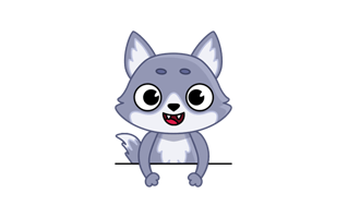 Wolf Free Sticker PNG