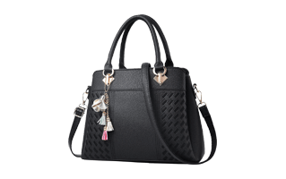 Black Women Bag PNG