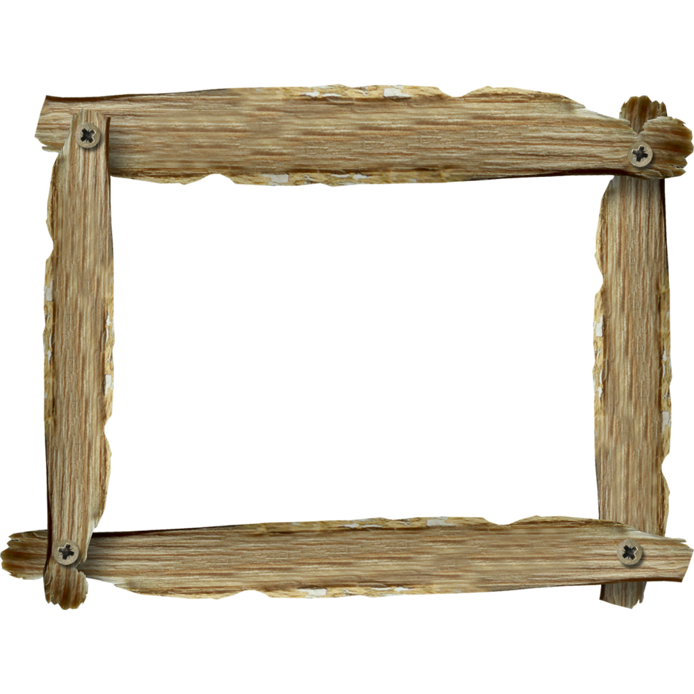 Wooden Frame  Transparent Photo