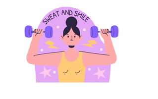 Workout Free Sticker PNG