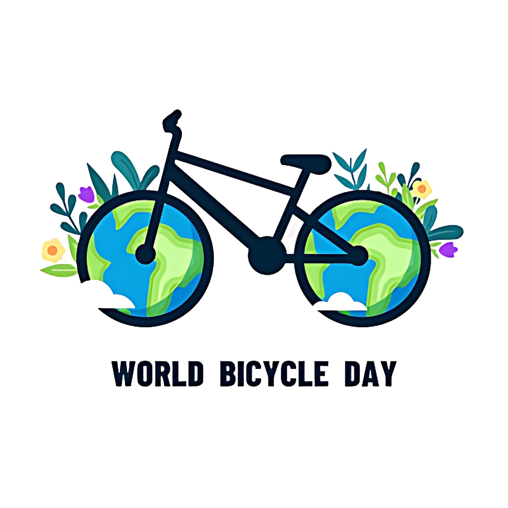 World Bicycle Day  Transparent Clipart