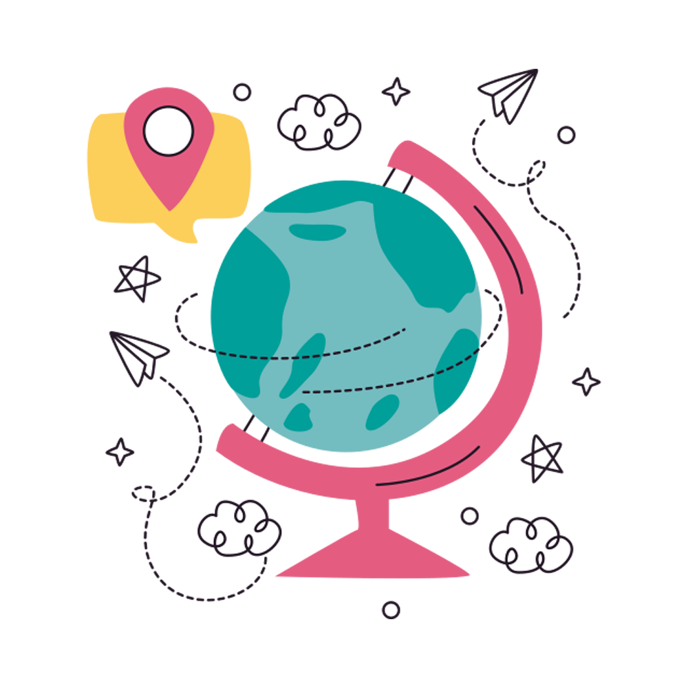 World Globe Free Sticker Transparent Image
