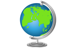 World Globe Sticker PNG