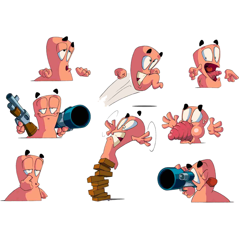 Worms Game Transparent Clipart