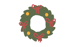 Wreath Free Sticker PNG
