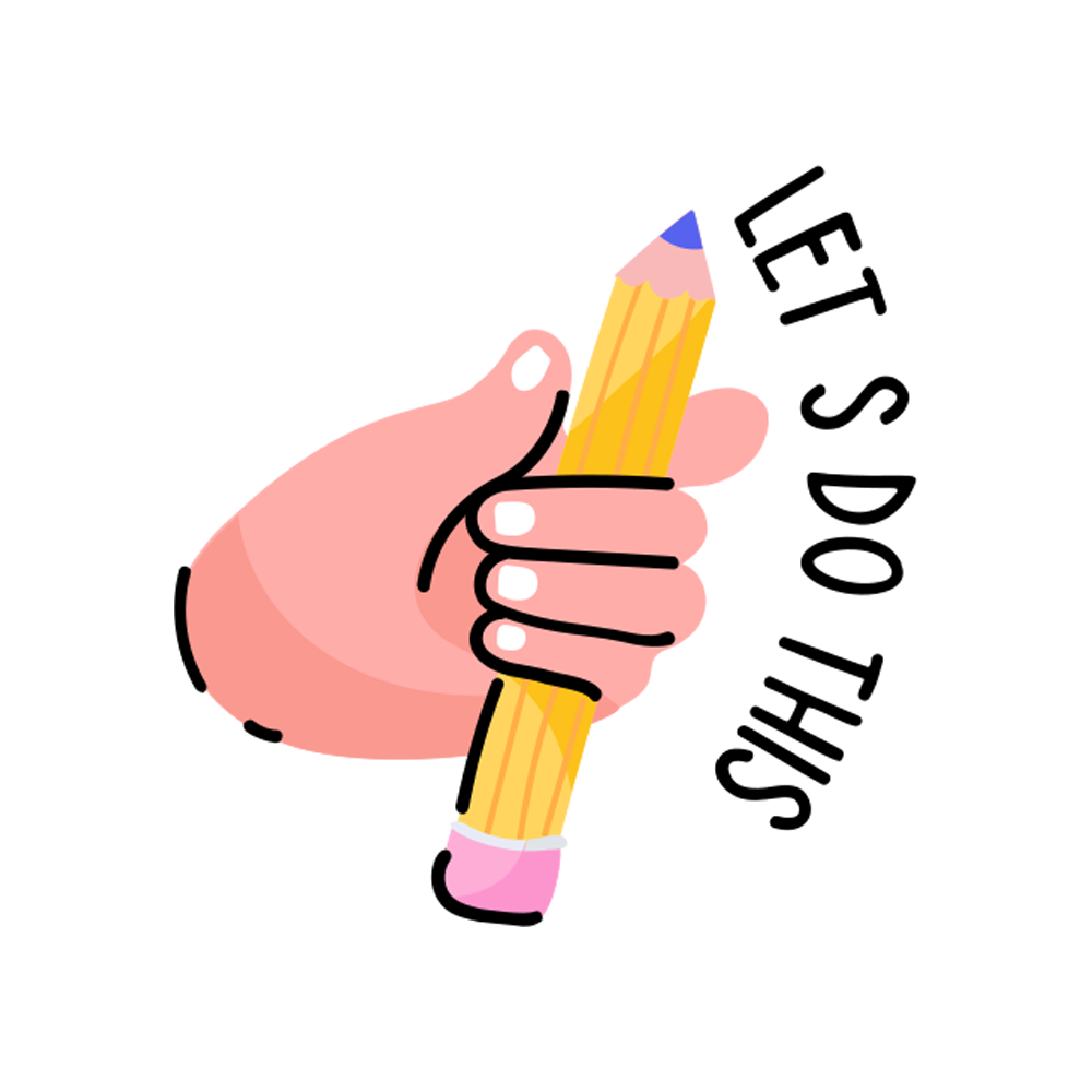Writing Free Sticker Transparent Image