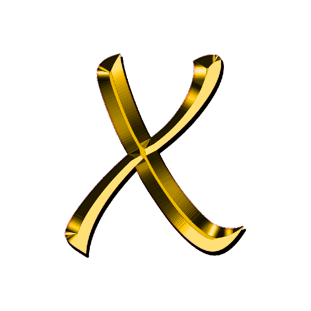 X Alphabet Transparent Picture