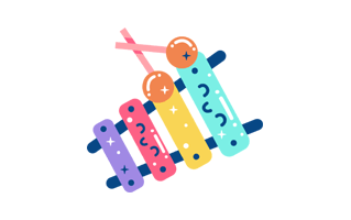 Xylophone Free Sticker PNG