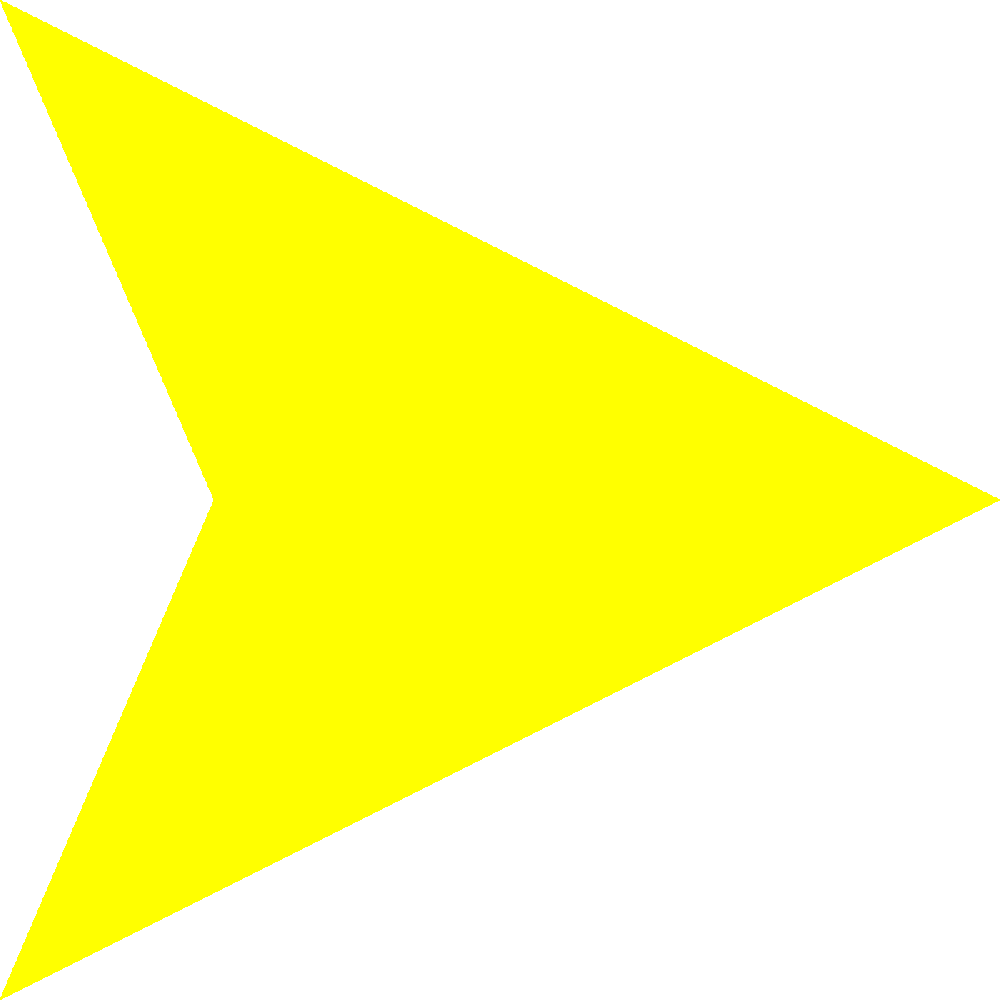 Yellow Arrow Symbol Transparent Image