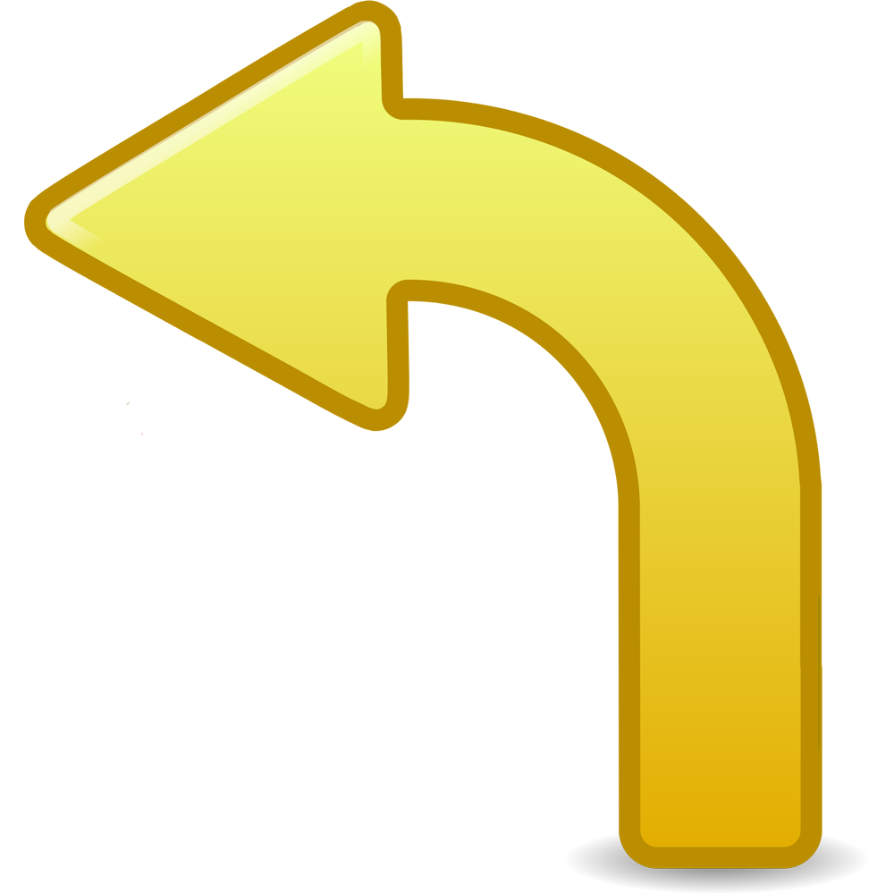 Yellow Arrow Symbol Transparent Photo