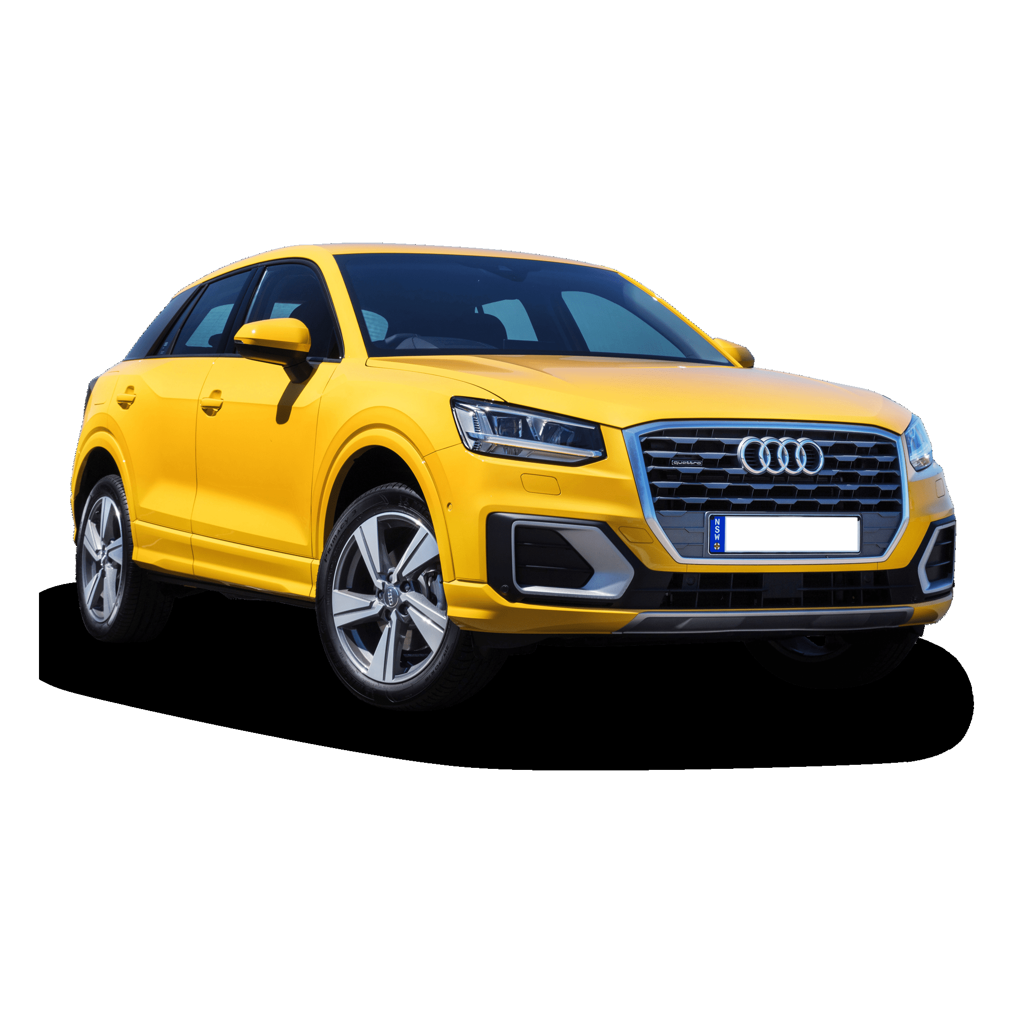 Yellow Audi Transparent Image