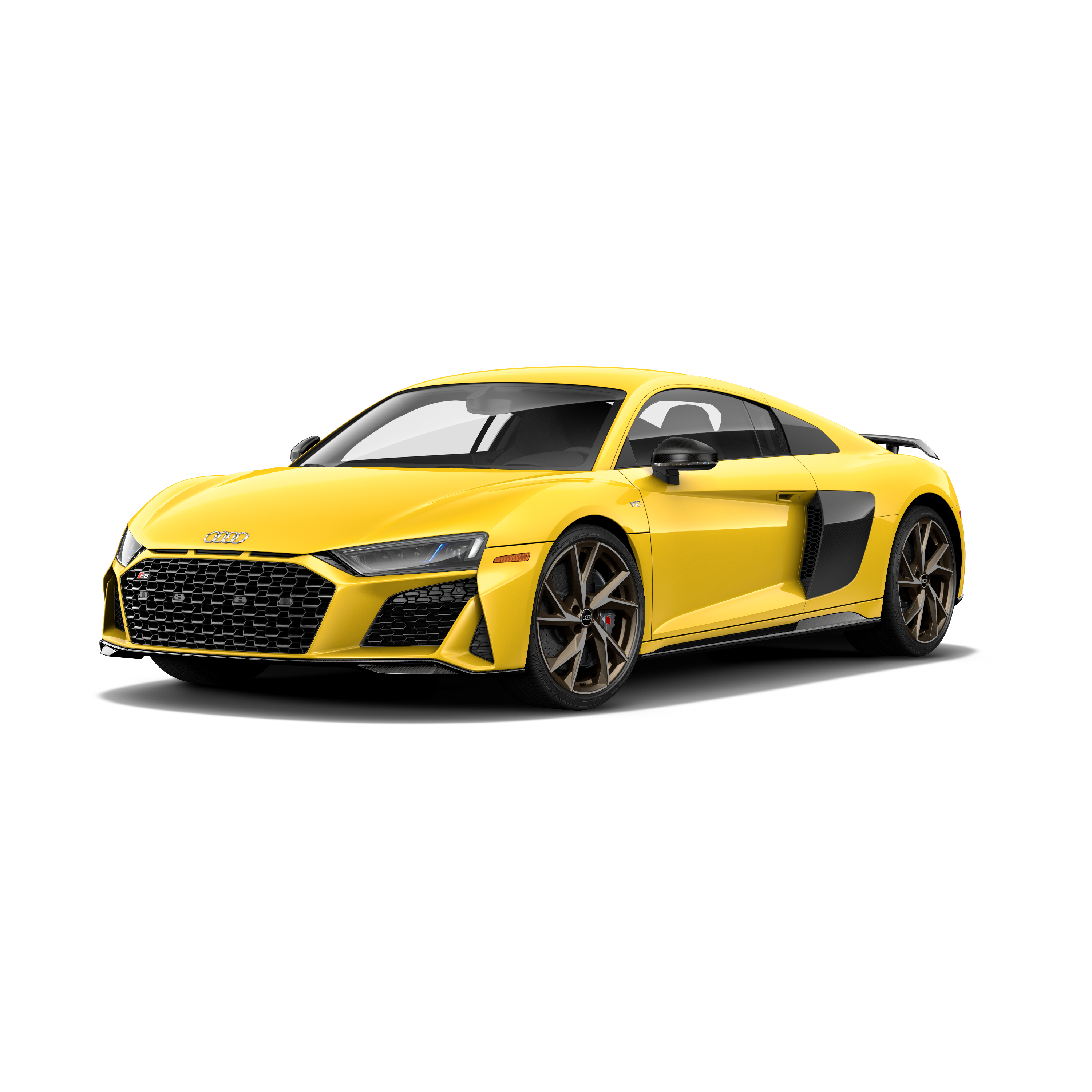 Yellow Audi Transparent Photo