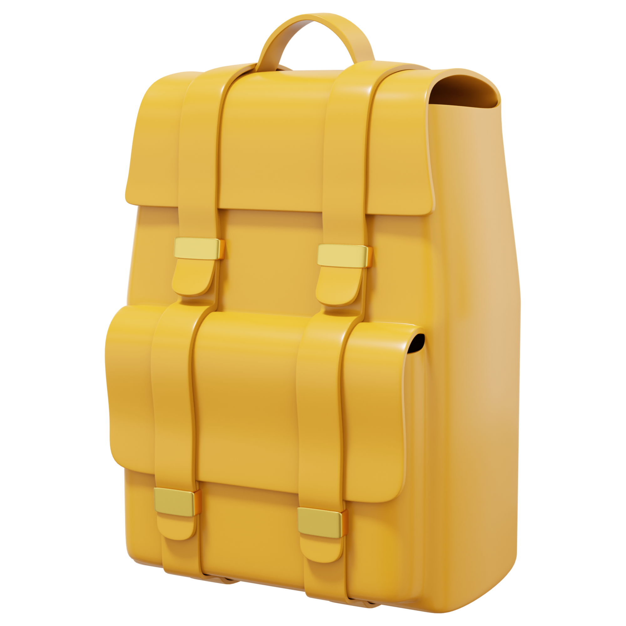 Yellow Backpack  Transparent Image