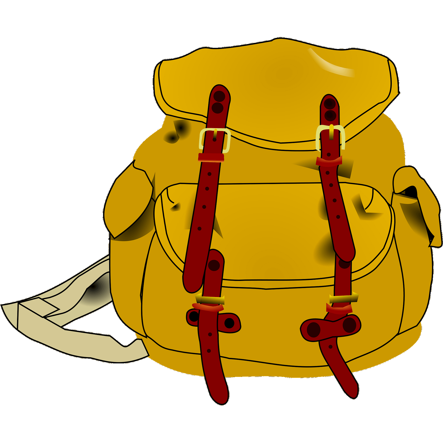 Yellow Backpack  Transparent Gallery