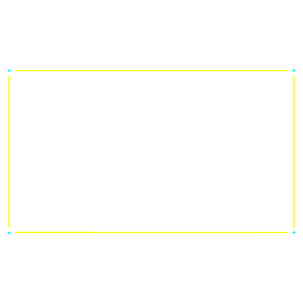 Yellow Border Frame Transparent Image