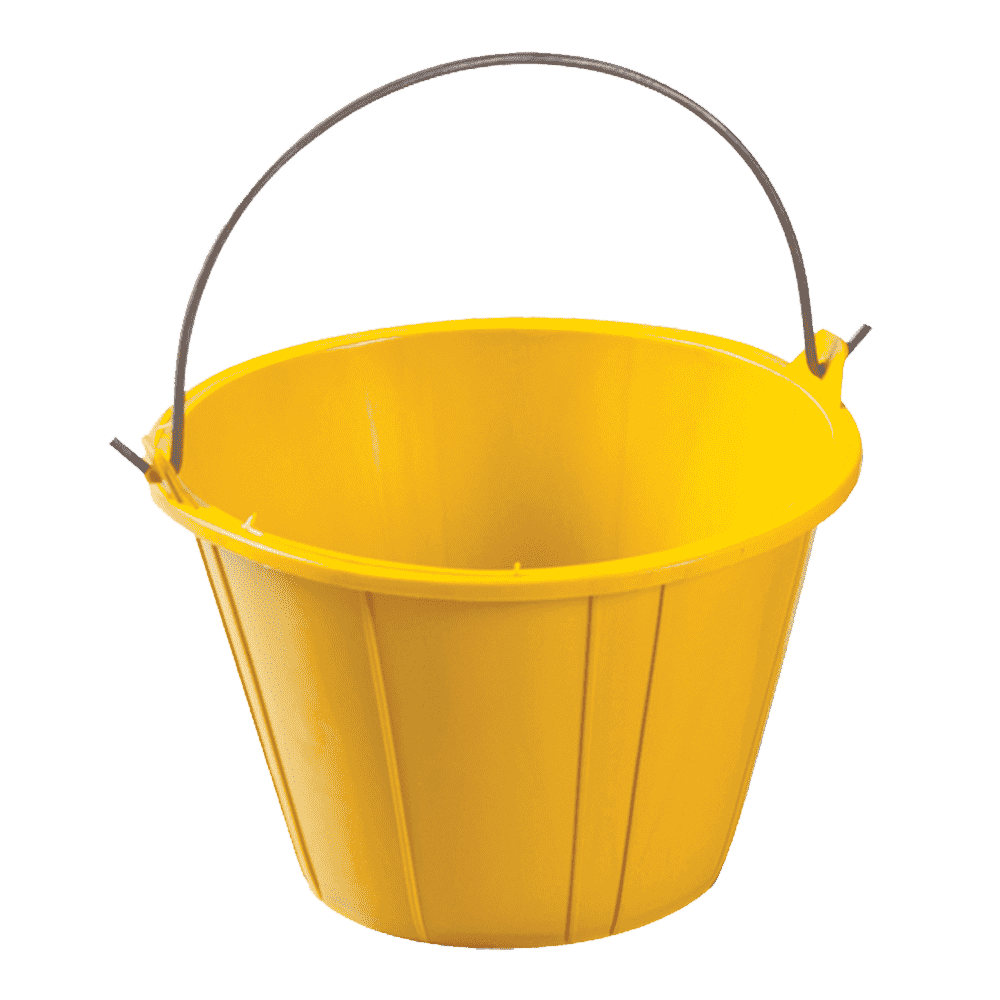 Yellow Bucket Transparent Clipart