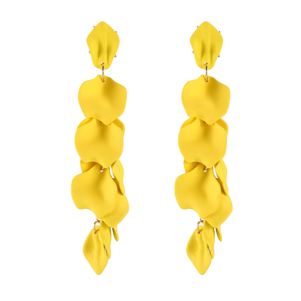 Yellow Earring Transparent Image