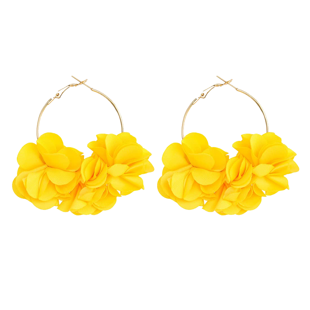 Yellow Earring Transparent Photo