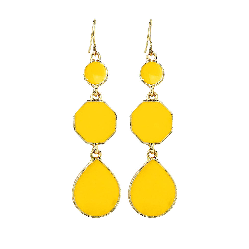 Yellow Earring Transparent Clipart