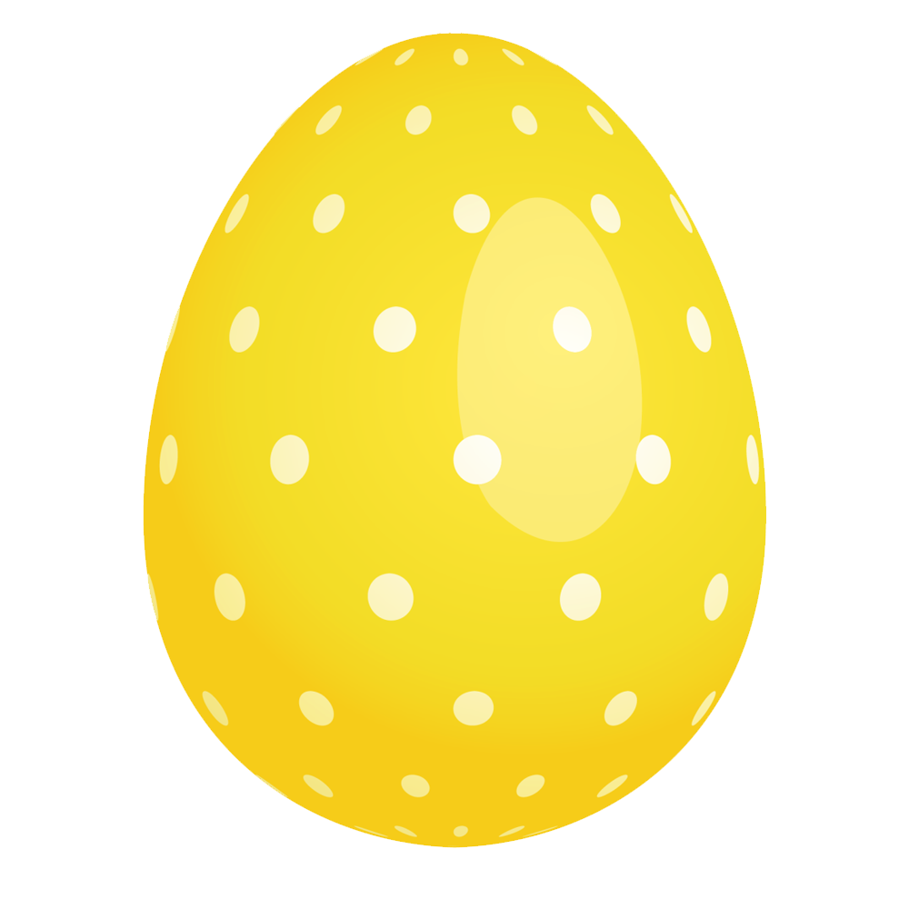 Yellow Easter Egg Transparent Picture