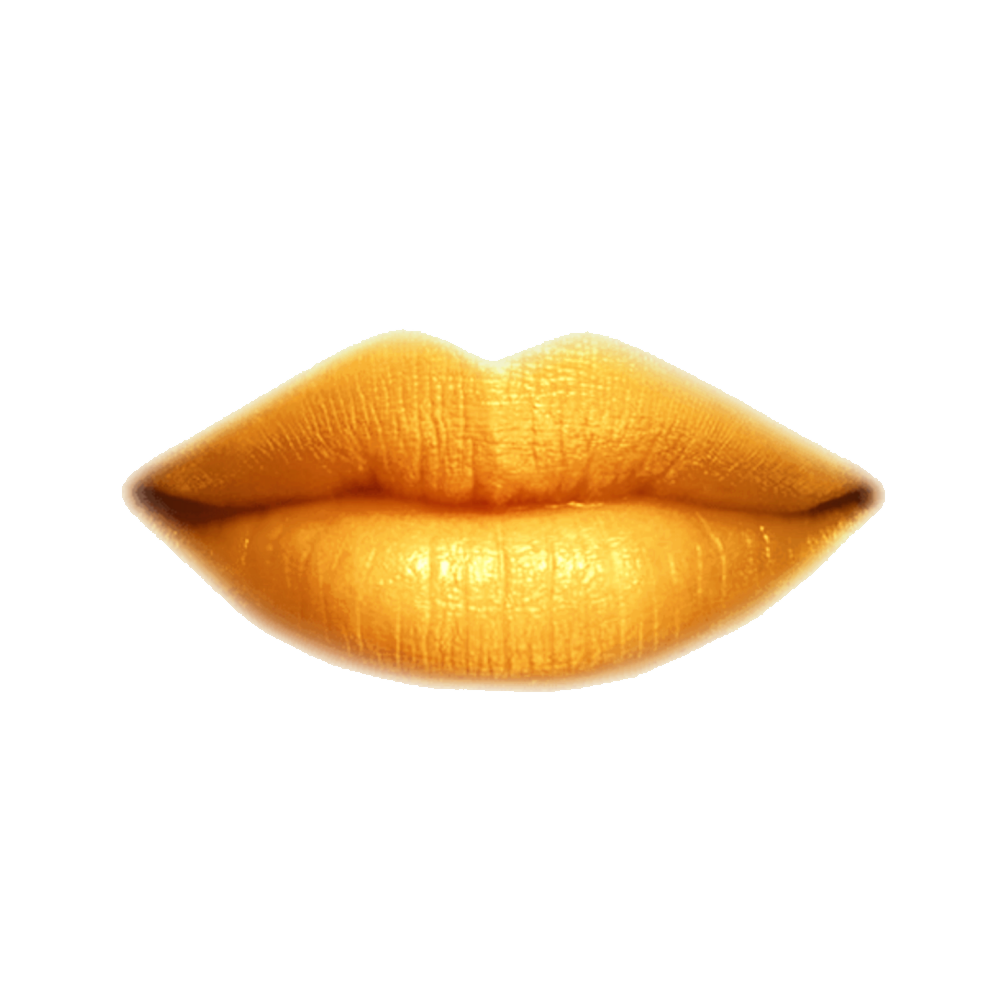 Yellow Lips Transparent Clipart