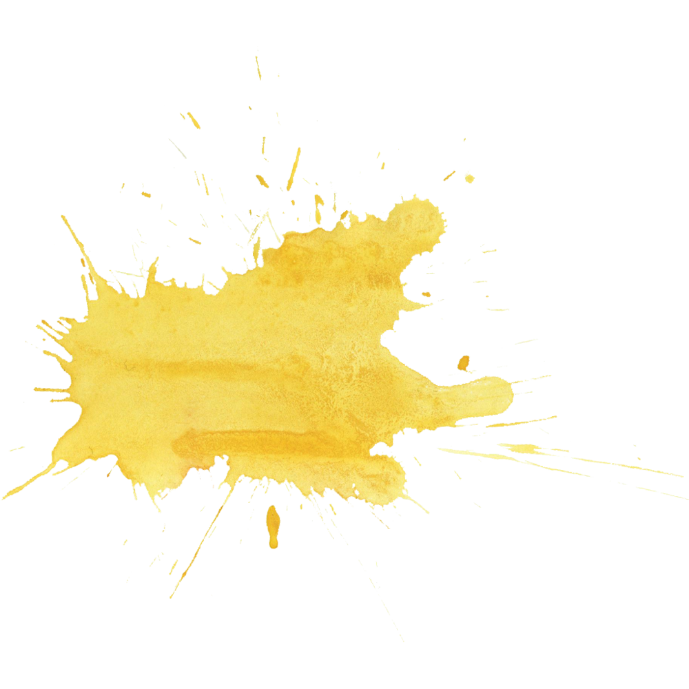 Yellow Paint Transparent Picture
