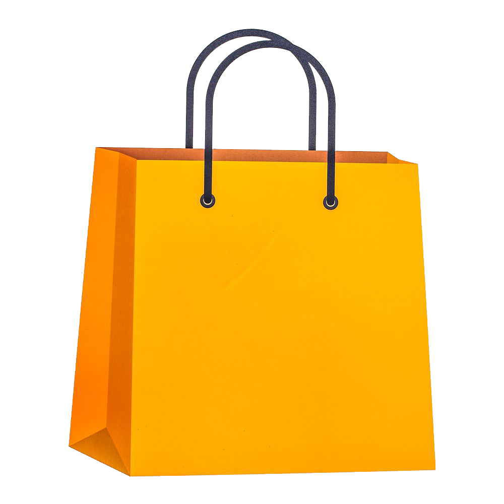 Yellow Paper Bag Transparent Image