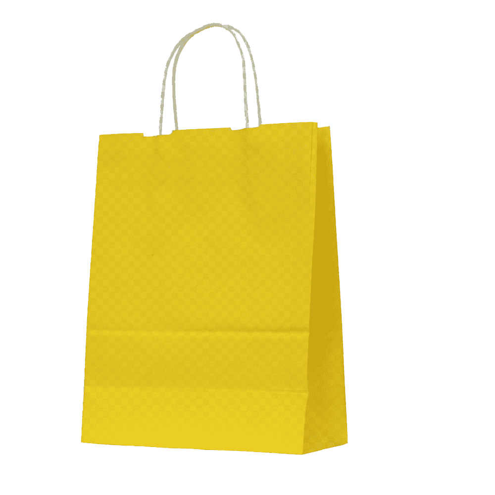 Yellow Paper Bag Transparent Photo
