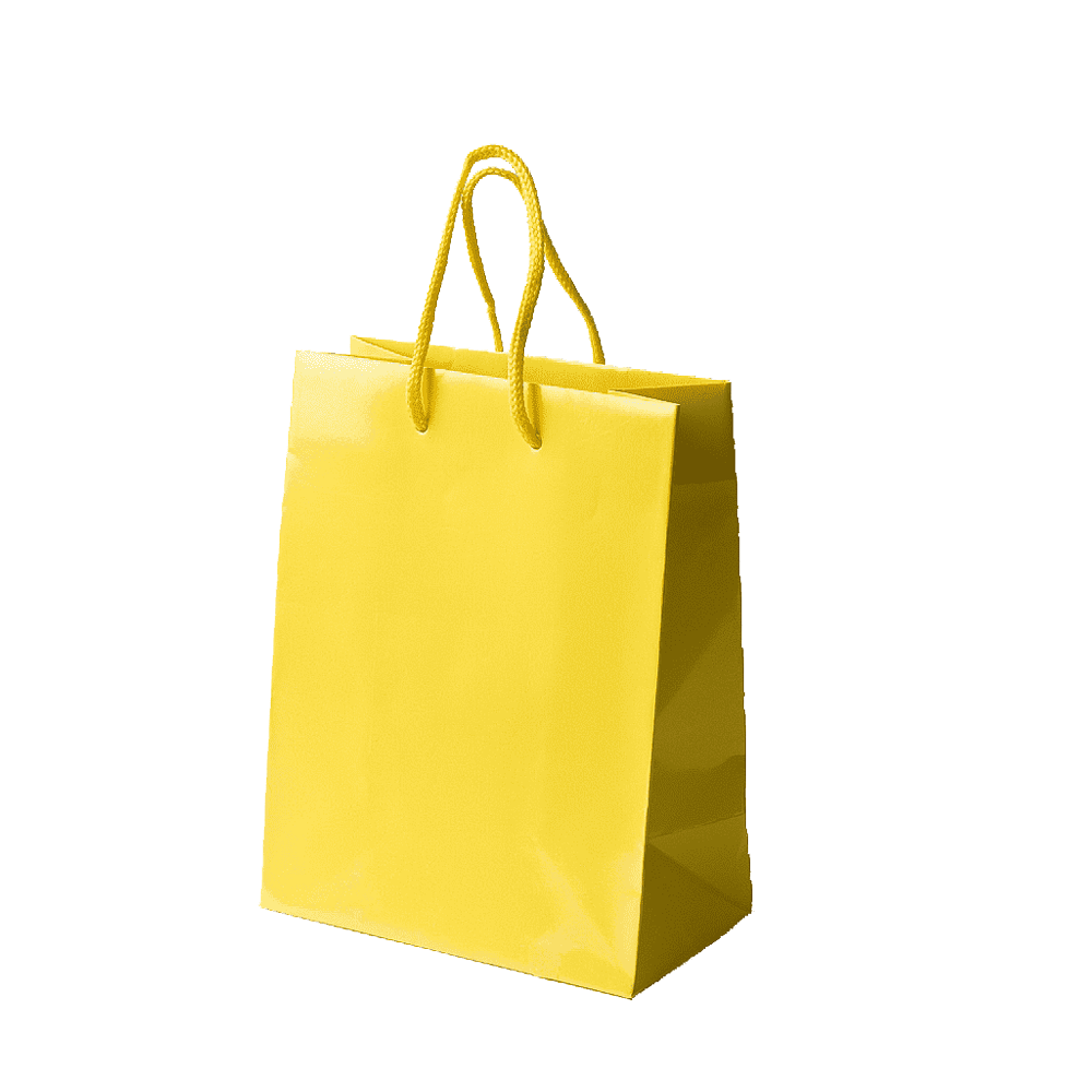 Yellow Paper Bag Transparent Picture