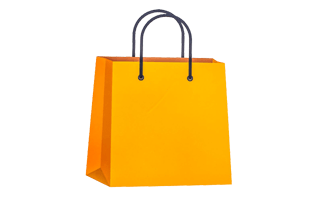 Yellow Paper Bag PNG