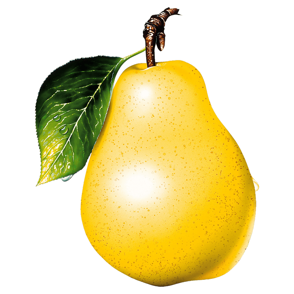 Yellow Pear  Transparent Photo