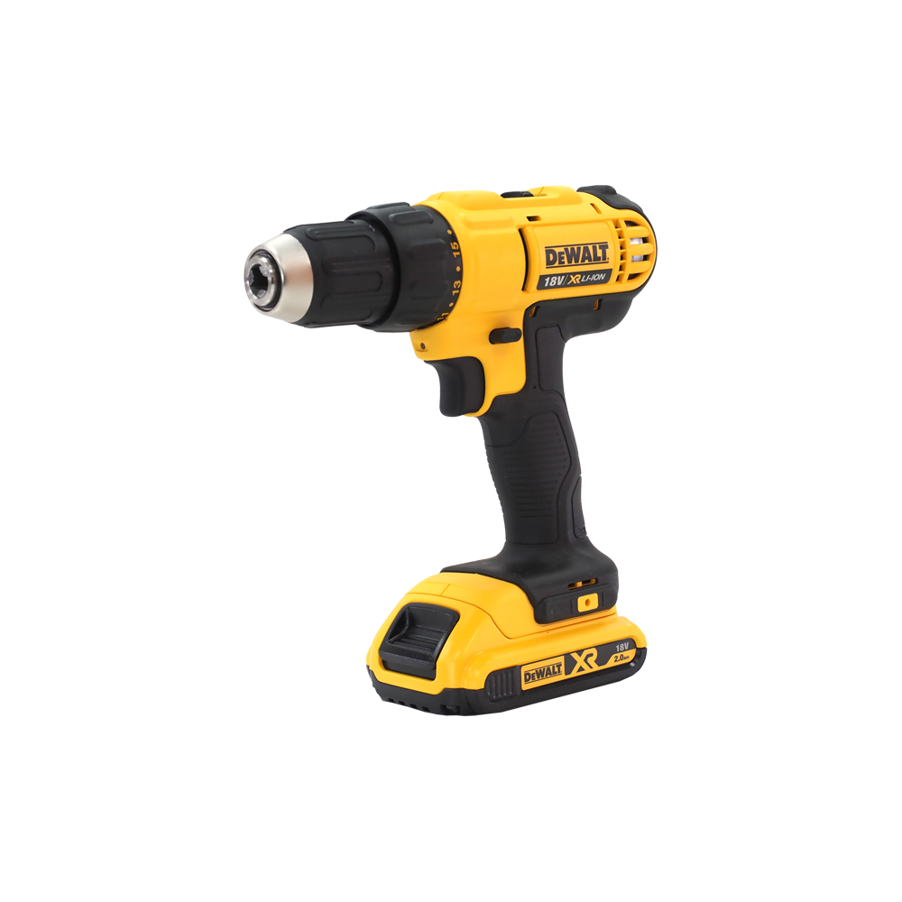 Yellow Power Drill Transparent Picture