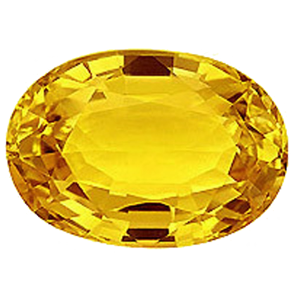Yellow Sapphire Transparent Image