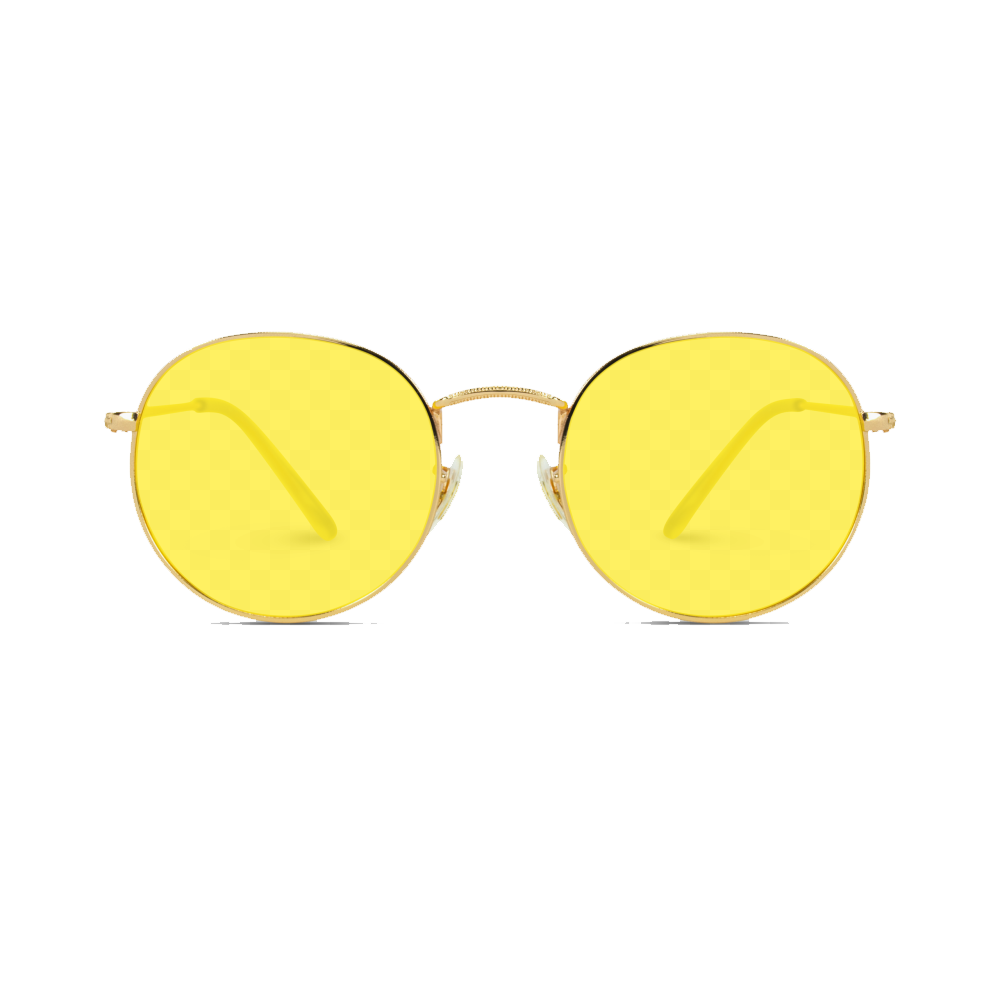 Yellow Sunglasses Transparent Photo