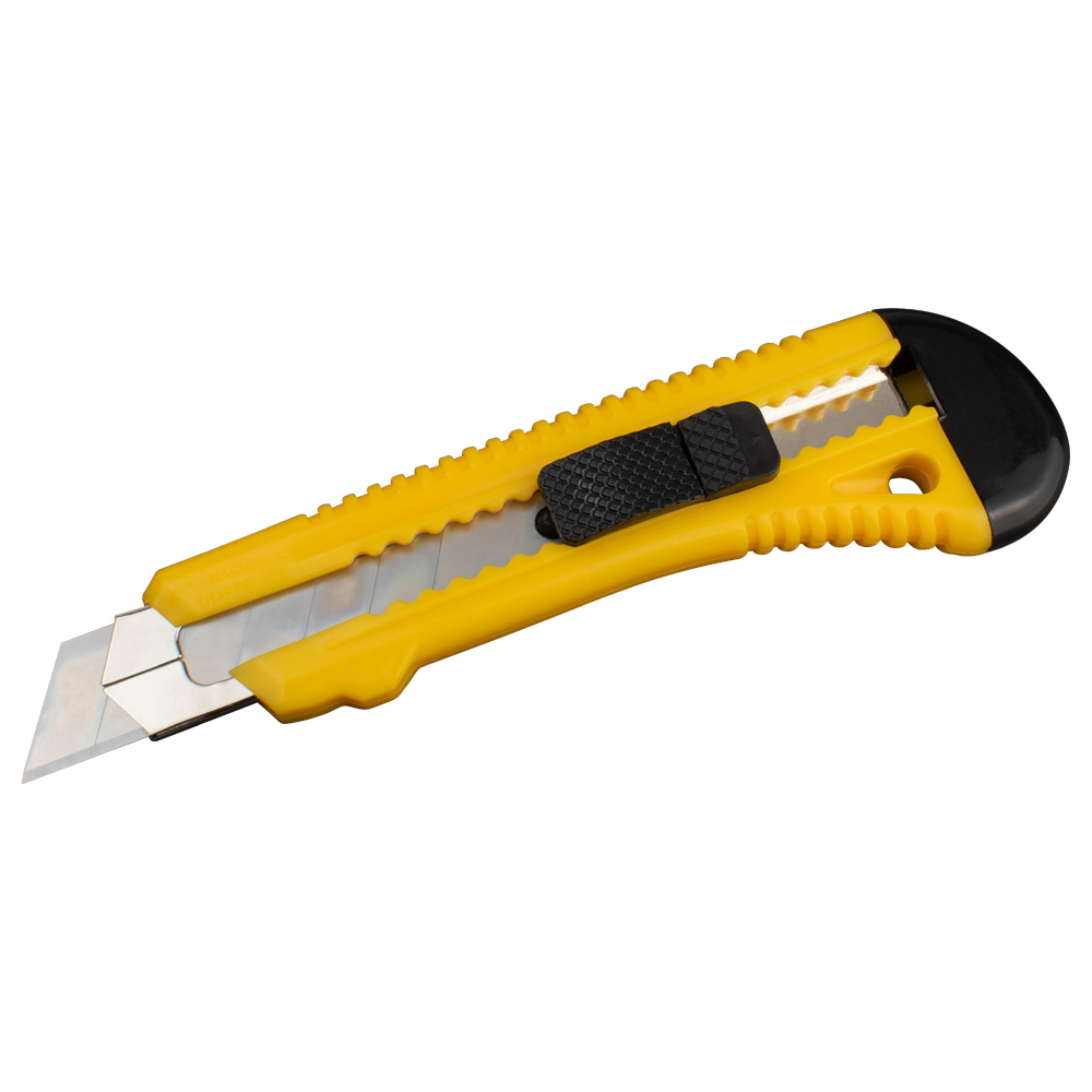 Yellow Utility Knife Transparent Picture