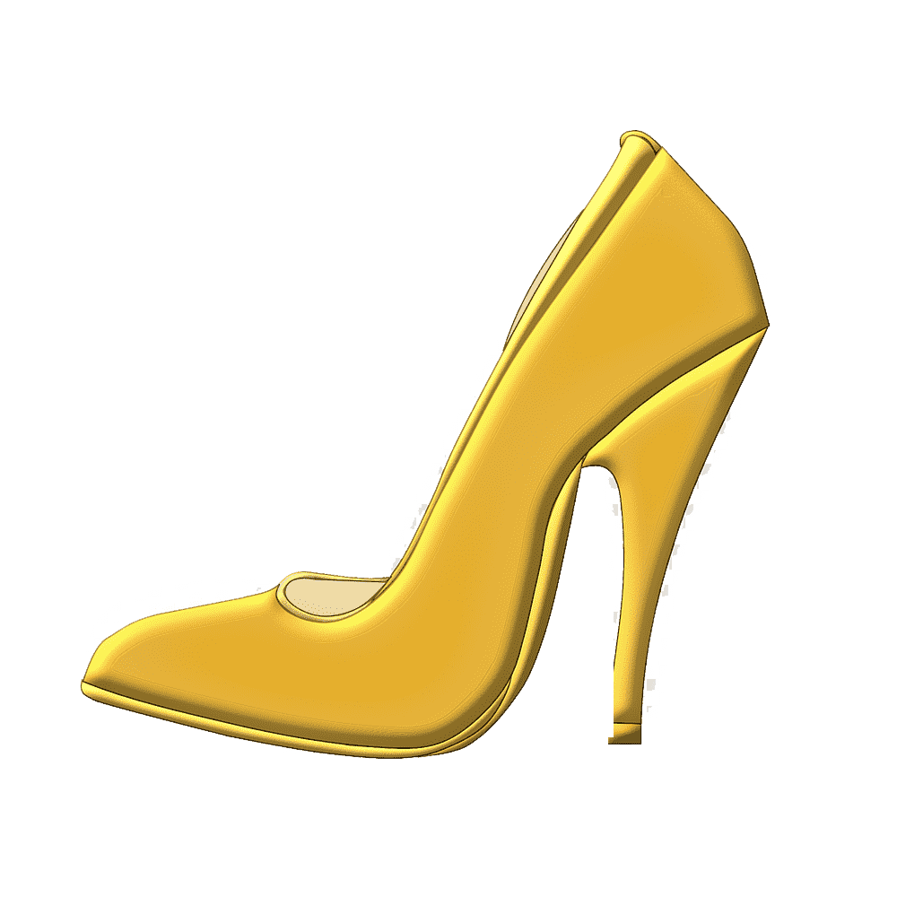 Yellow Women Shoes  Transparent Image