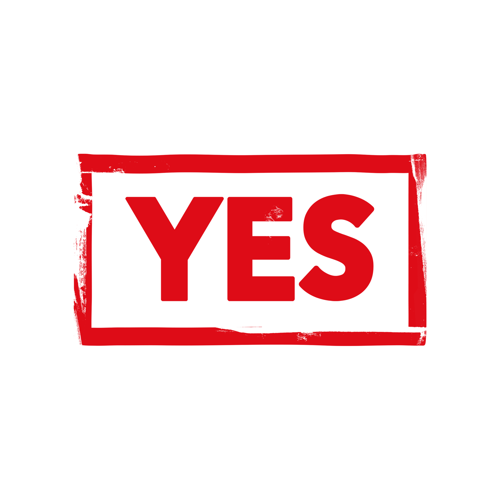 Yes Stamp  Transparent Gallery